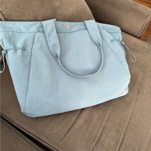 lululemon athletica Blue Tote Bag